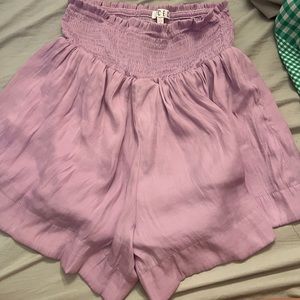 cute purple ish flowy shorts!